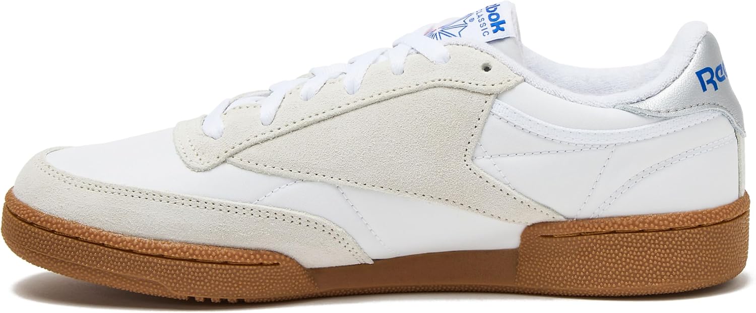 Reebok Club C 85 Mens Tennis Shoes, Casual Fashion White Sneakers for Men