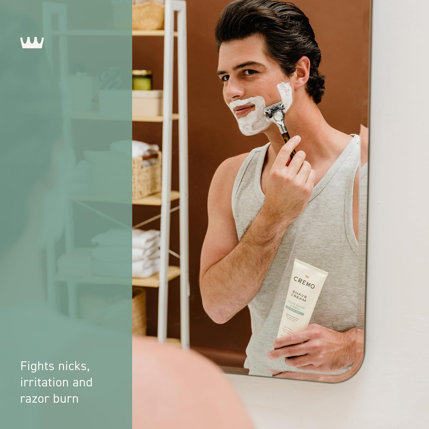 Cremo Original Shave Cream, Astonishingly Superior Ultra-Slick Shaving Cream for Men, Fights Nicks, Cuts and Razor Burn, 6 Fl Oz