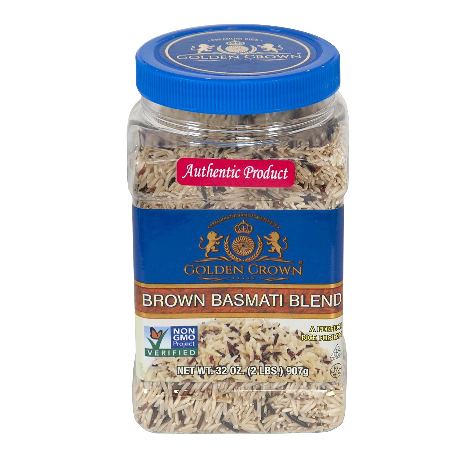 Golden Crown 8-in-1 Wild Rice Blend w/Red, Black Barley, Wild Rice Mix, 2lb