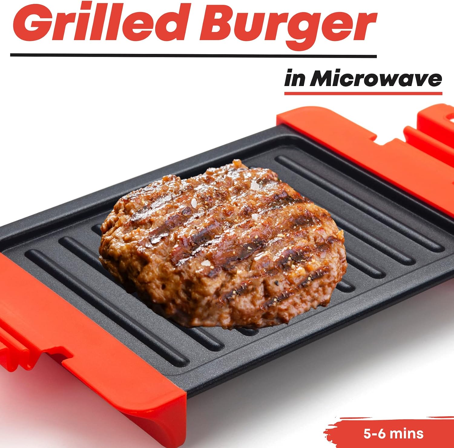 Maconee Microwave Sandwich maker | Microwave Grill Cheese Maker | Microwave Crisper Toaster Cookware | Panini Press | Cooking Fast and Dishwasher