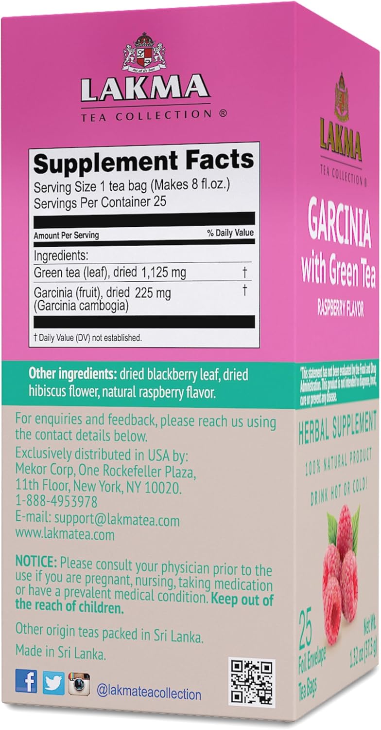 HYLEYS Lakma 14 Day Weight Loss Kit Green Tea - 42 Tea Bags