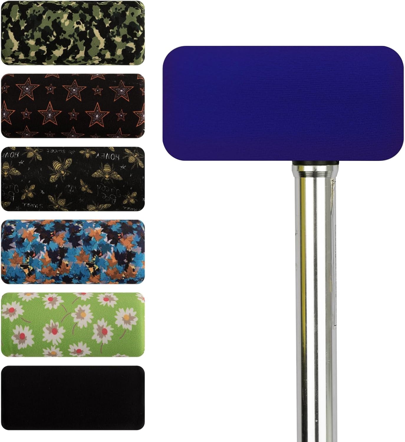 SPRING SEAON Cane Handle Pad Cover,T-Handle Grip Cushion for Walking Canes