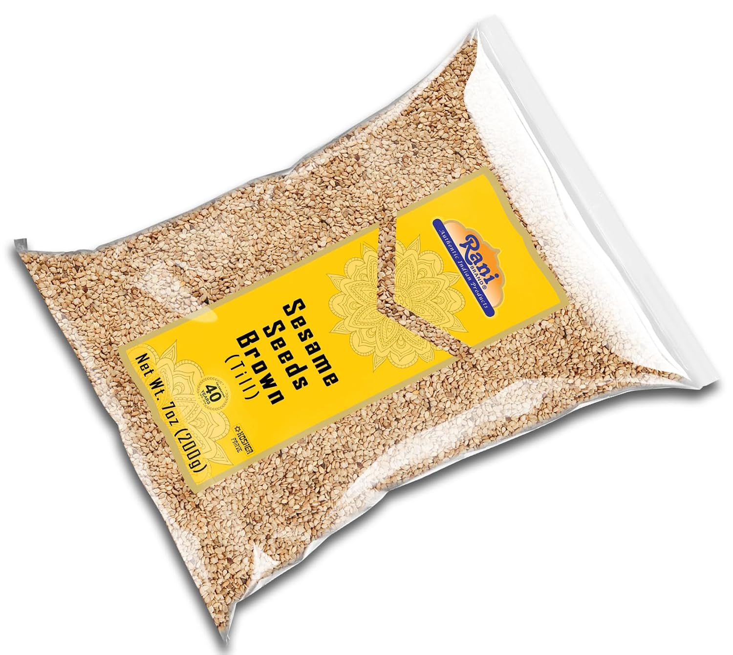 Rani Sesame Seeds Whole Brown, Raw (Till) 28oz (800gm) ~ All Natural | Gluten Friendly | NON-GMO | Vegan | Indian Origin