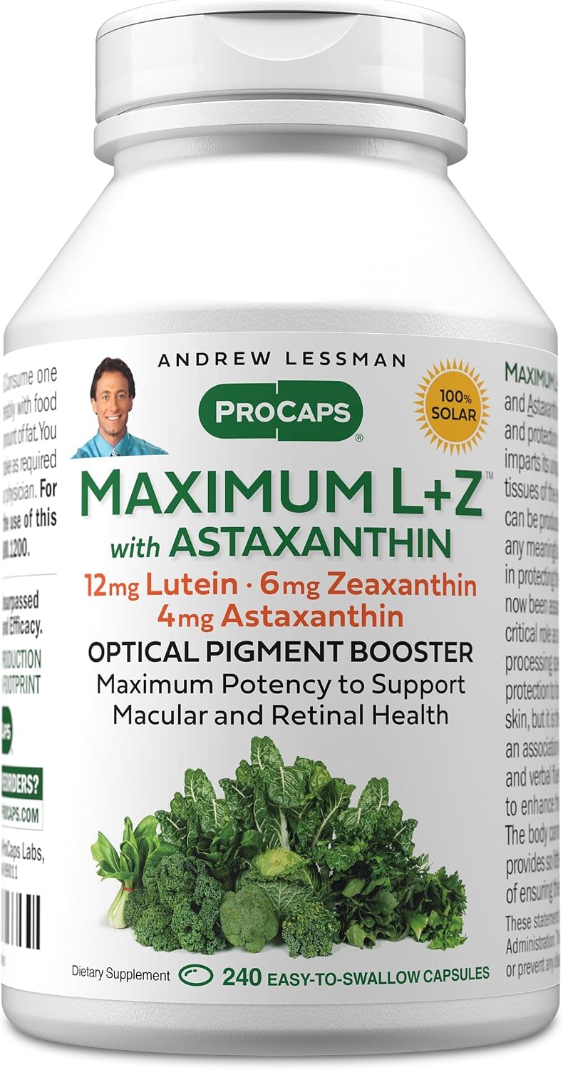 ANDREW LESSMAN ProCaps Maximum L+Z with Astaxanthin 30 Softgels