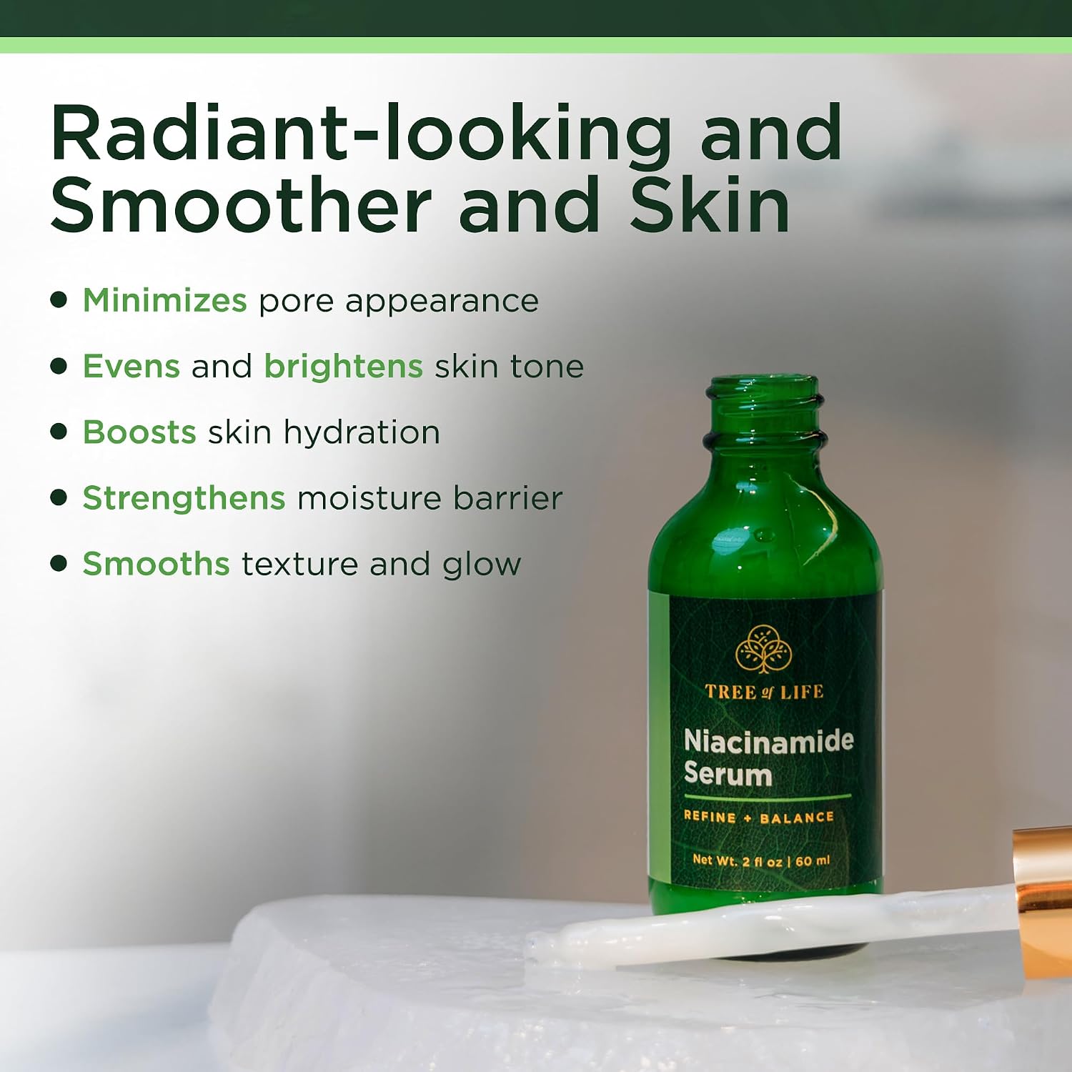 Tree of Life Vitamin C Serum for Face - Brightening and Hydrating Face Oil for Dark Spots and Fine Lines - Suitable for Sensitive Skin - Dermatologist Tested Skin Care - 1 Fl Oz | Brightening Vitamin C serum for face. Hydrating face oil that targets dark…