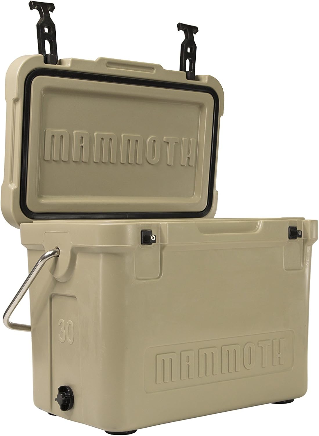 Mammoth Coolers Cruiser Series, Insulated Hard Ice Chest with Durable Double-Walled Rotomolded Construction, Great for On-The-Go Recreational Activities (Cruiser 20, Tan)