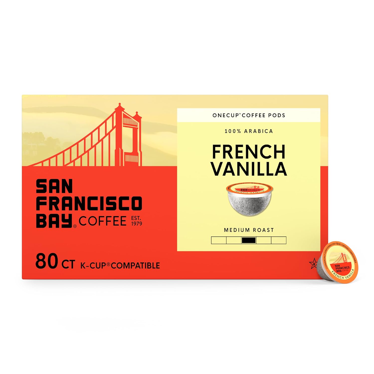 San Francisco Bay French Roast K-Cup Compatible Coffee Pods, 36 ct