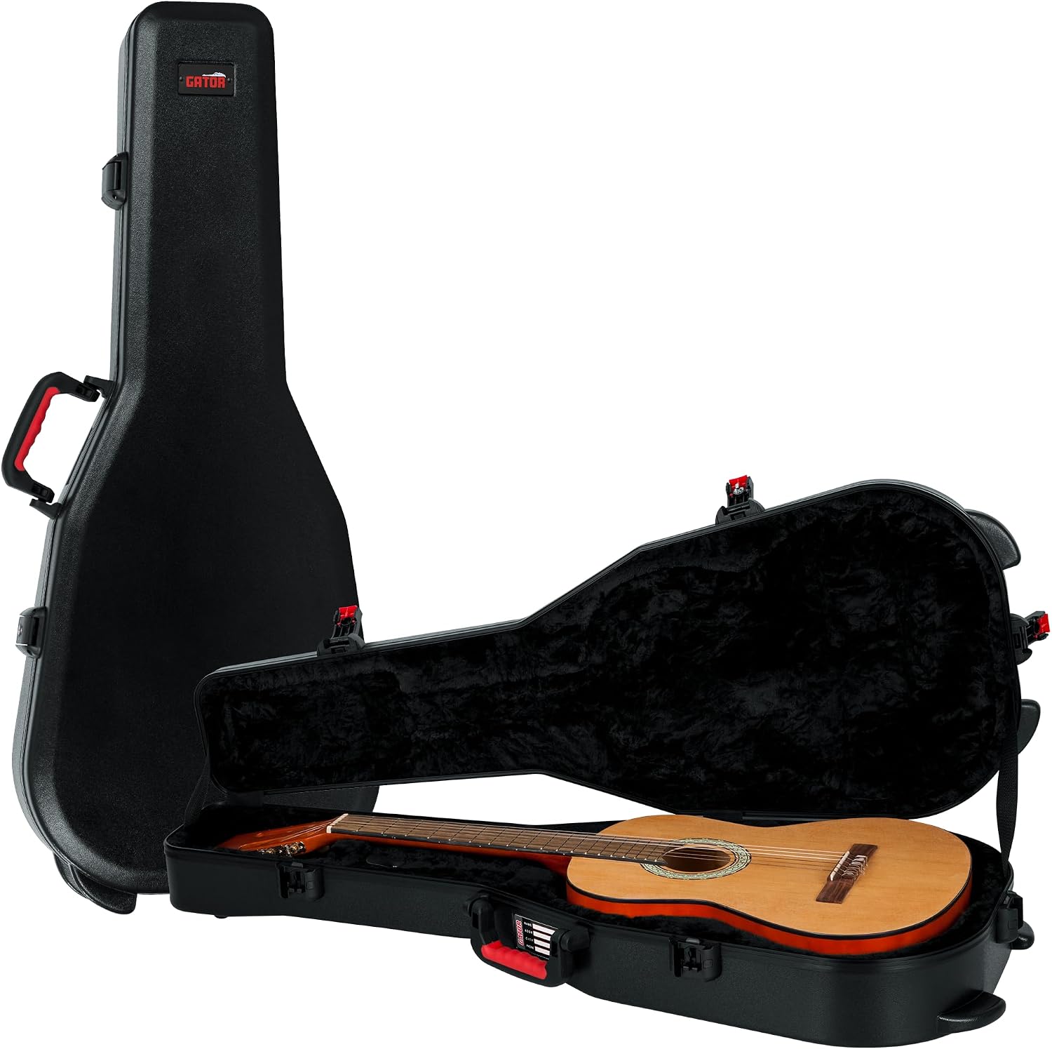 Gator Cases Molded Flight Case For SG Style Double Cut Away Guitars With TSA Approved Locking Latch, (GTSA-GTRSG)