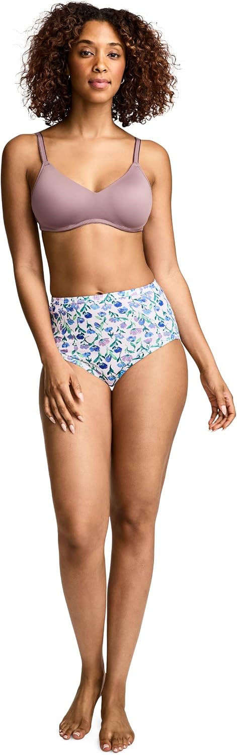 Jockey Women's Underwear 100% Cotton Elance Brief - 3 Pack
