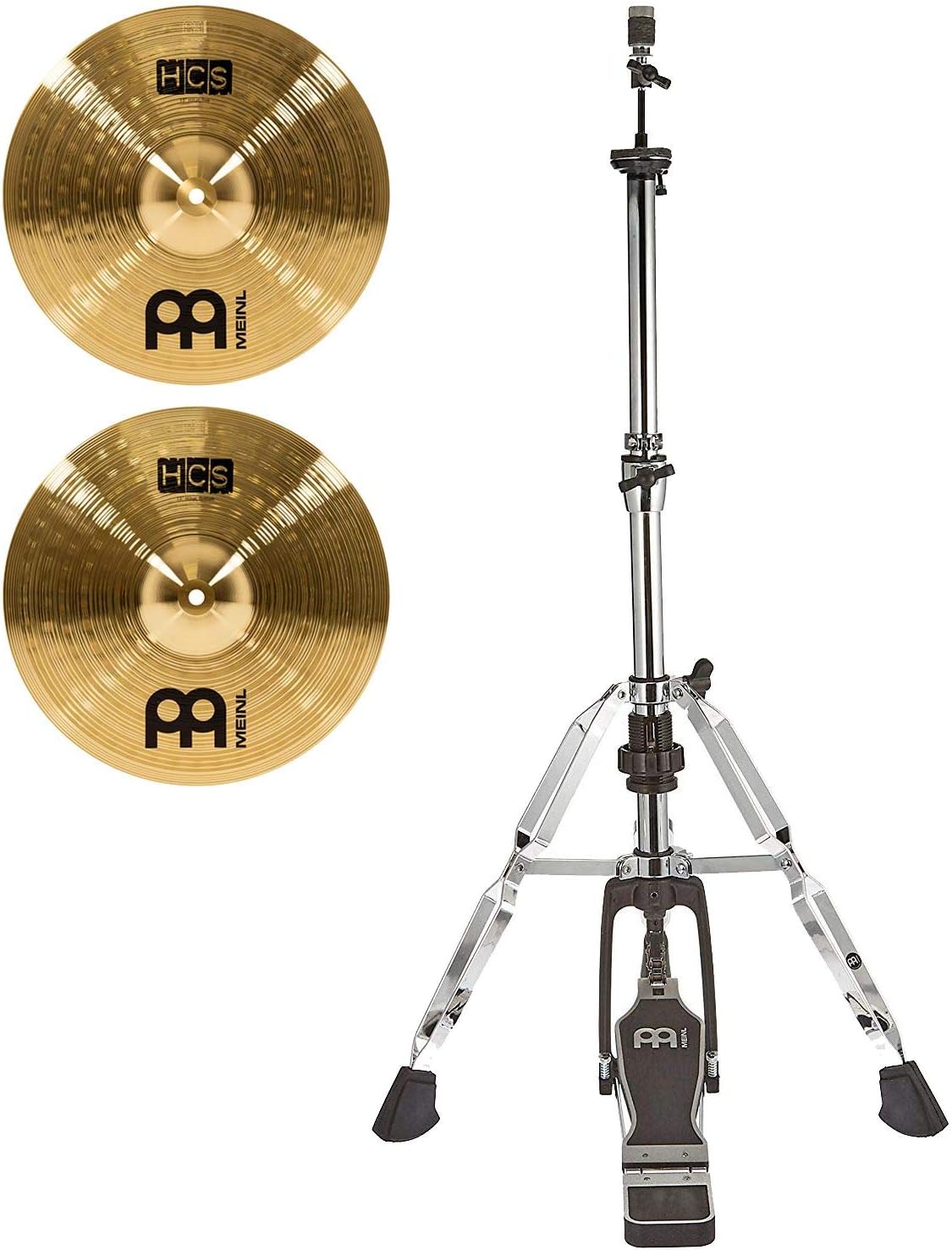 Cajon Box Drum Set Kit for Low Volume Acoustic Music with Snare, Hihat Cymbals, Pedal, Shaker, Rods, Bag and Hardware