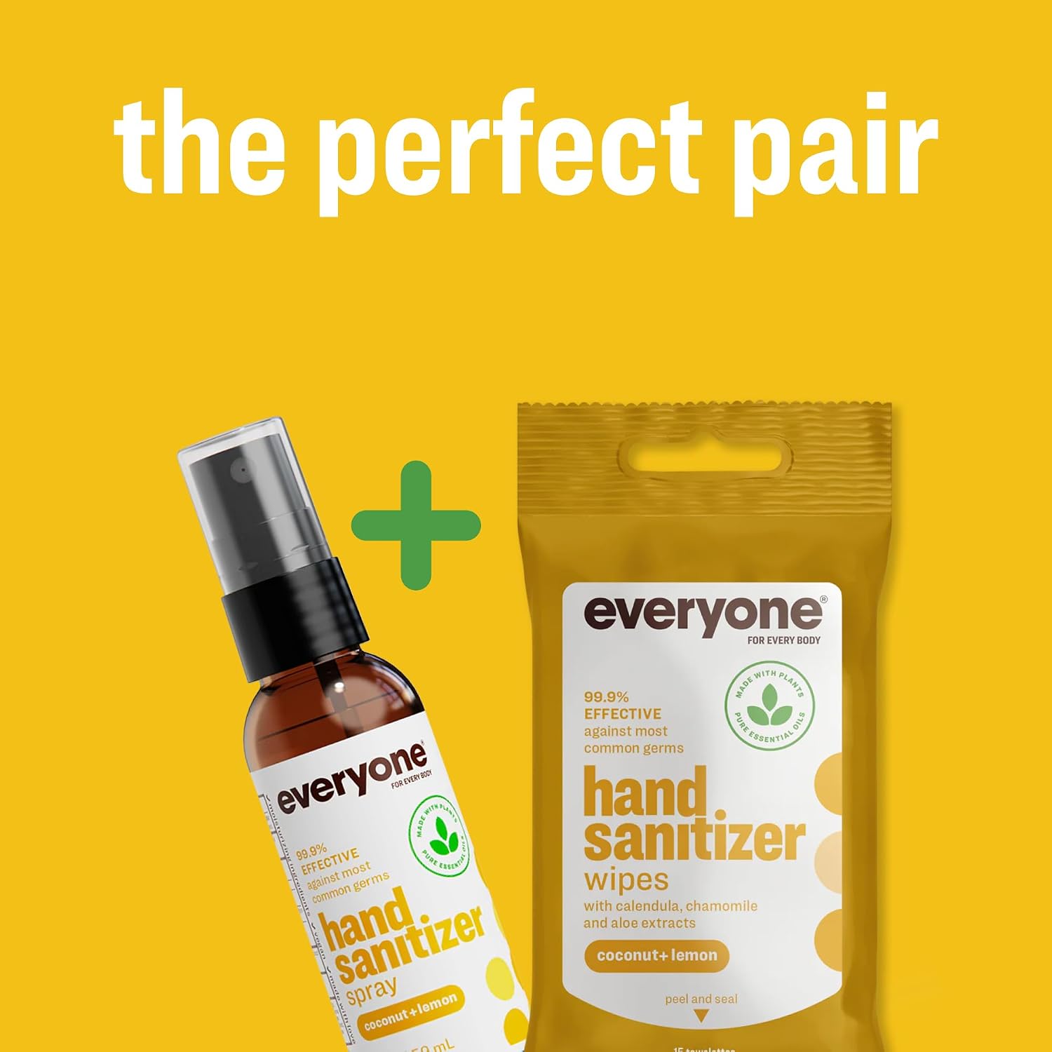 Everyone 3-in-1 Soap Body Wash Bubble Bath Shampoo Coconut Lemon 32oz 2pk | Natural essential oil formula | body wash | shampoo | bubble bath in one | coconut lemon scent | bulk value 2-pack