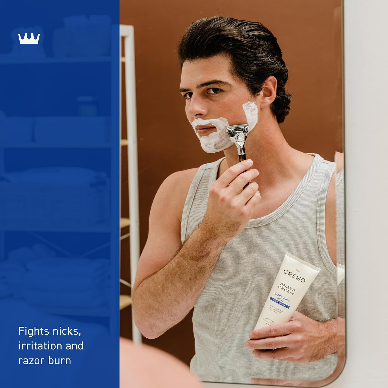 Cremo Original Shave Cream, Astonishingly Superior Ultra-Slick Shaving Cream for Men, Fights Nicks, Cuts and Razor Burn, 6 Fl Oz