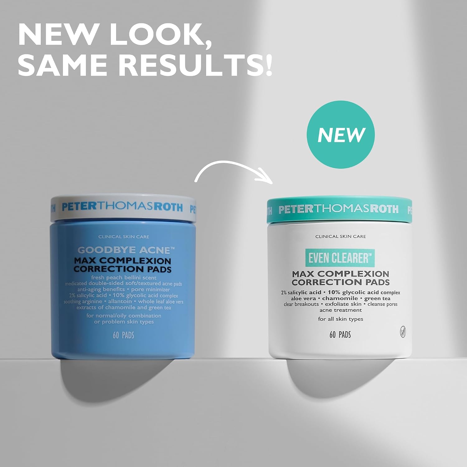 Peter Thomas Roth | Even Clearer™ Max Complexion Correction Pads for Acne and Blemishes