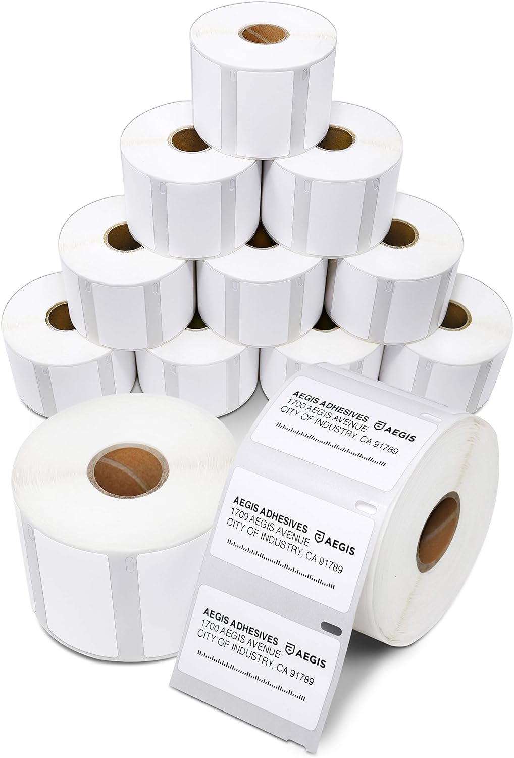 Replacement for DYMO 30256 (8 Rolls, 2400 Labels) 2 5/16" X 4" | Direct Thermal Shipping Labels - Compatible With LabelWriter 450, 450 Turbo, 4XL Printers (NOT 550, 5XL) - Aegis Adhesives