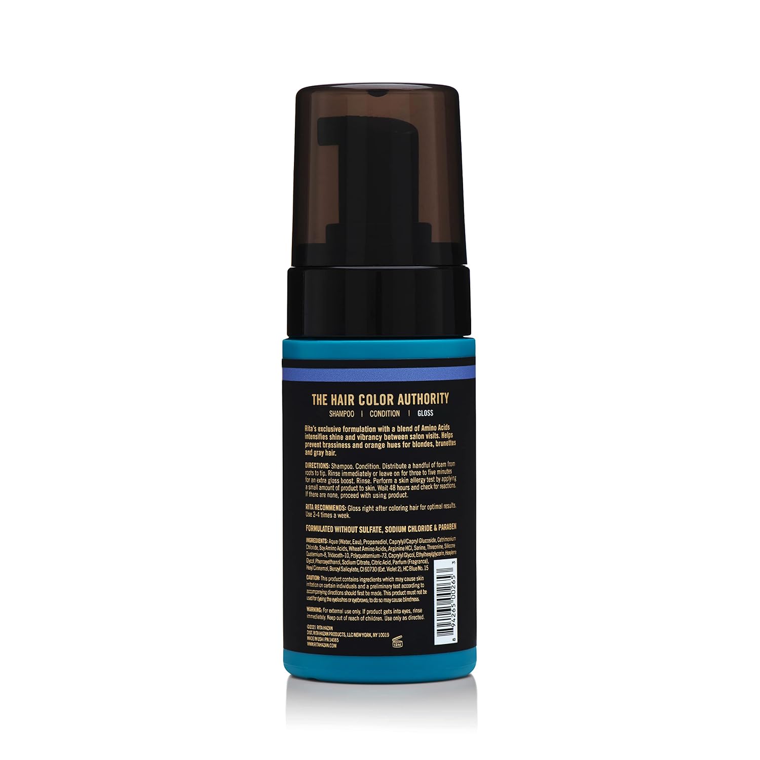 Rita Hazan Ultimate True Color Shine Gloss - Boost Hair Color with Healthy Shine - Shine Gloss for Gray Hair - Deep Conditioning Glazy Hair Gloss Treatment - 3.4 oz. Hair Gloss