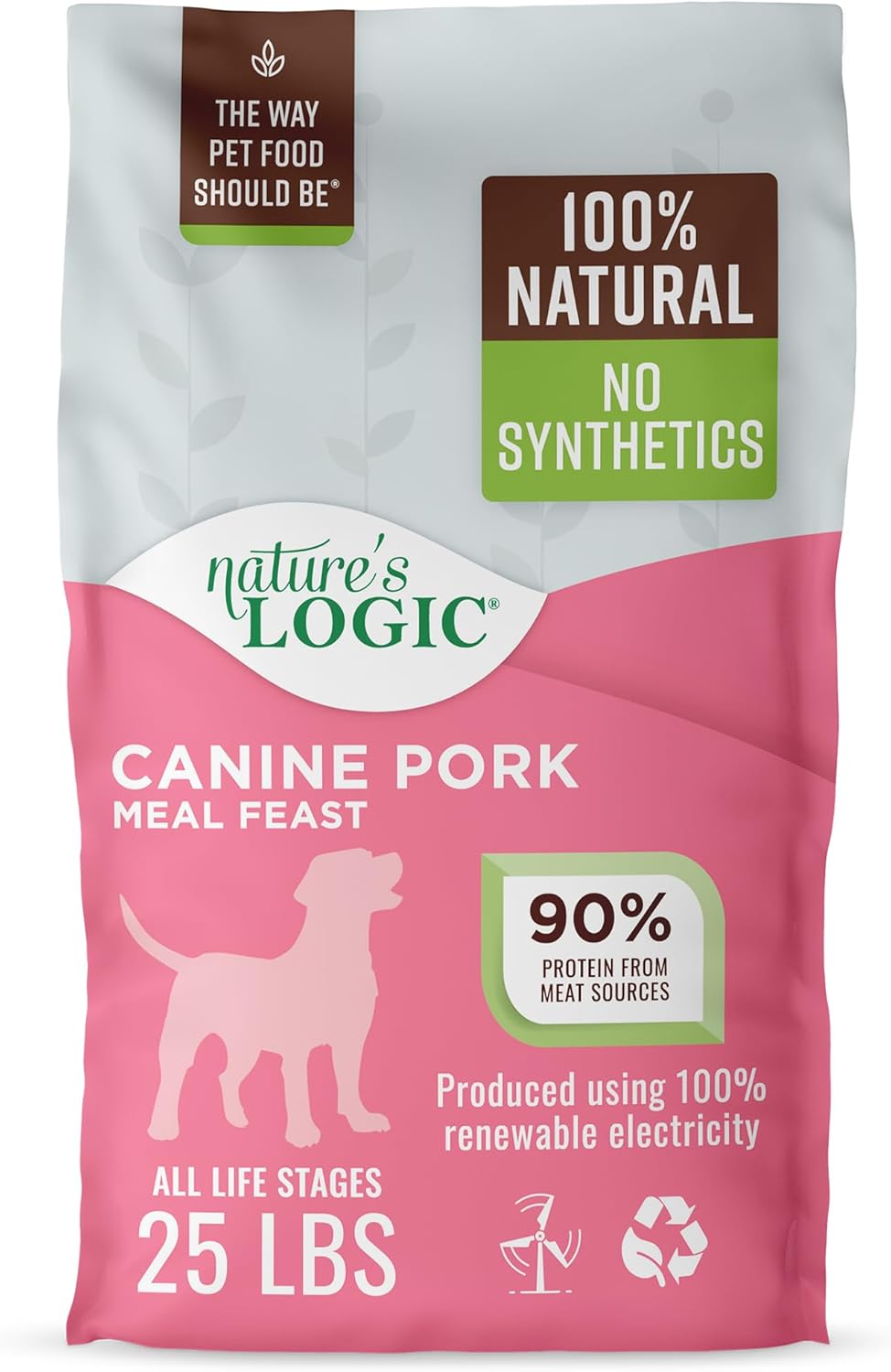NATURE'S LOGIC Dry Dog Food - Beef Meal Feast Dry Kibble, 13 lb