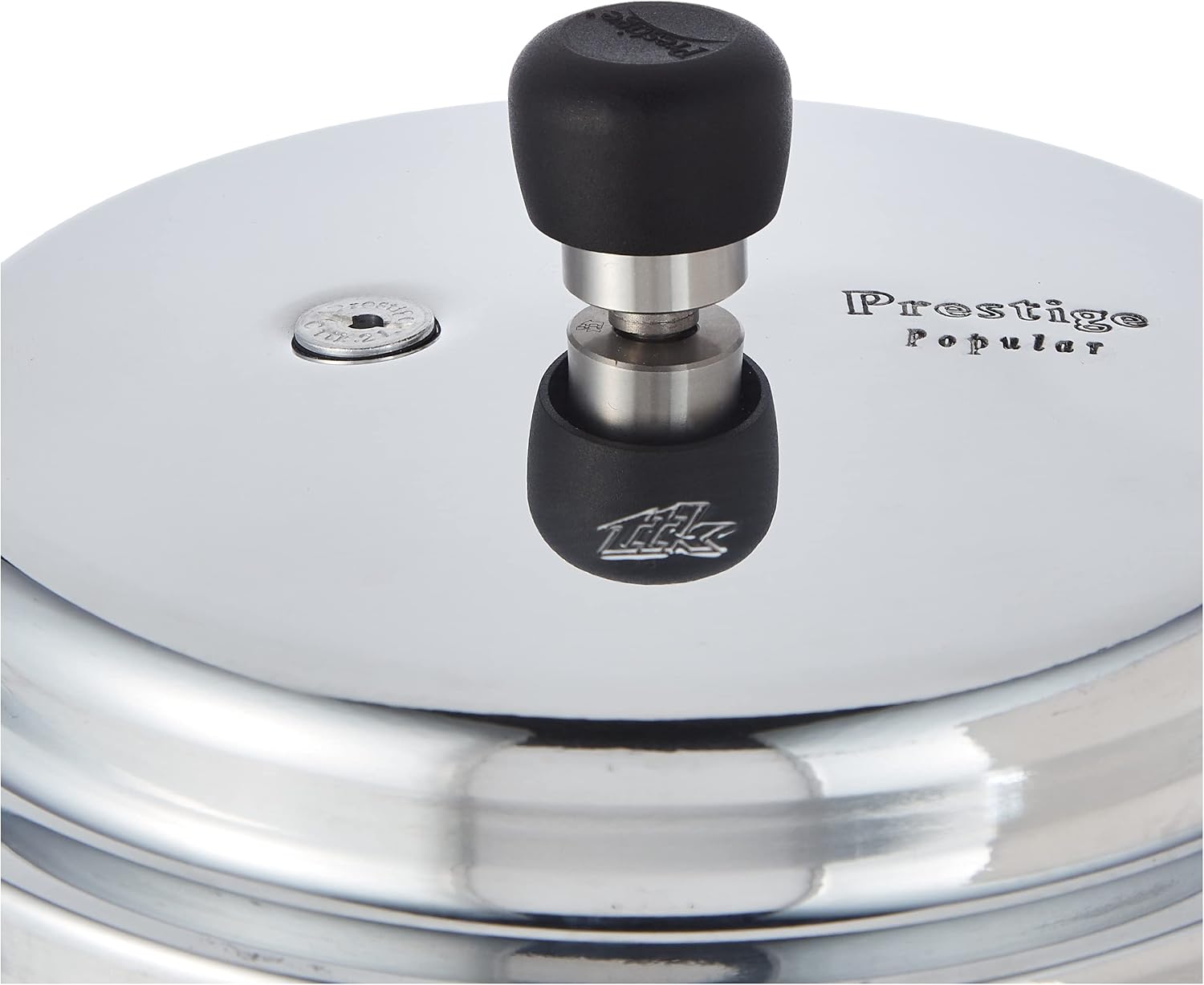 Prestige Popular Aluminum Pressure Cooker, 5 L, Silver