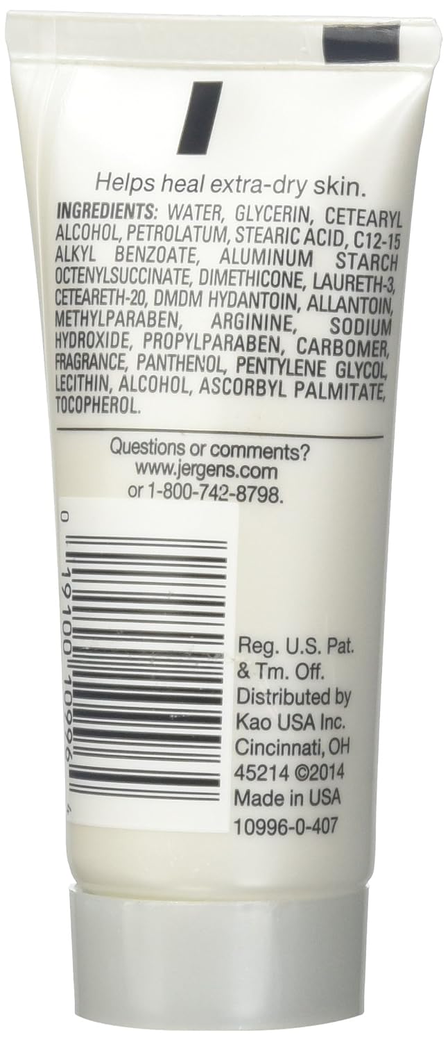 Jergens Ultra Healing Lotion, Hand and Body, Dry Skin Travel Size Moisturizer, for Absorption into Extra Dry Skin, Use After Washing Hands, 1 Ounce, with HYDRALUCENCE blend, Vitamins C, E, B5