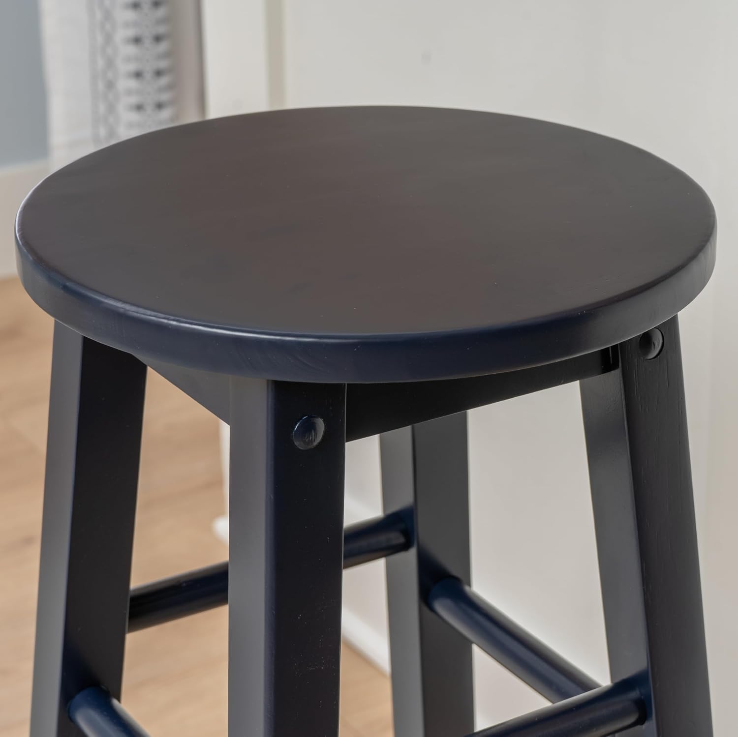Linon 29-Inch Barstool With Round Seat