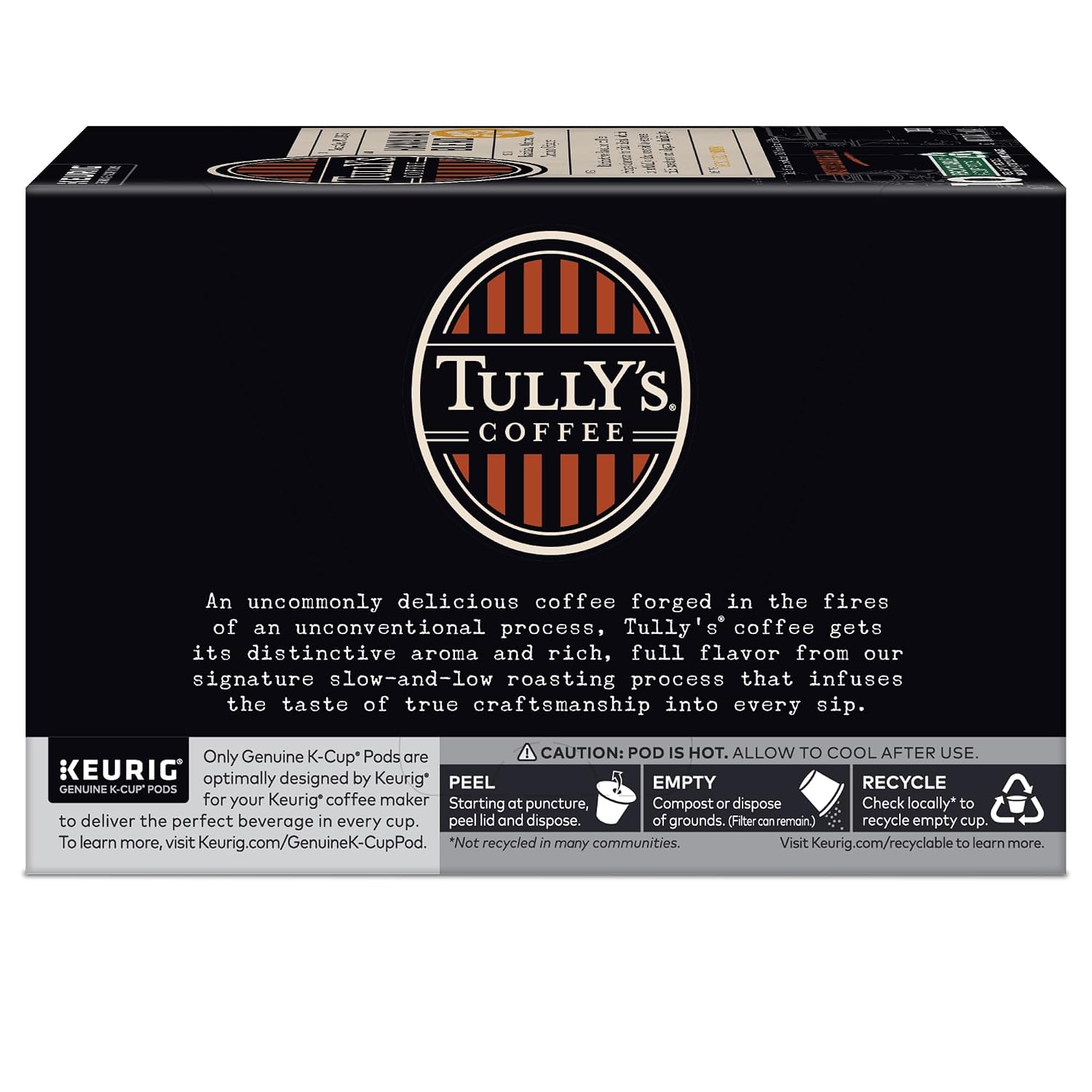 Tully's Coffee Hawaiian Blend Keurig Single-Serve K-Cup Pods, Medium Roast Coffee, 96 Count