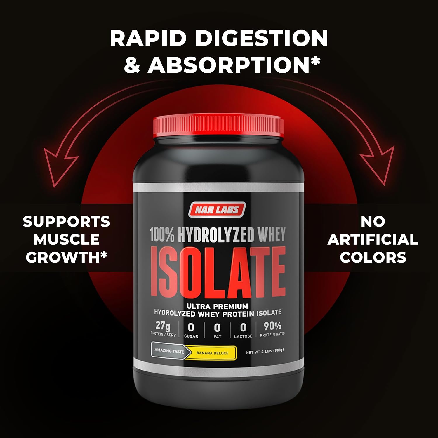 Hydrolyzed Whey Protein Isolate 5 lbs (Vanilla Deluxe)