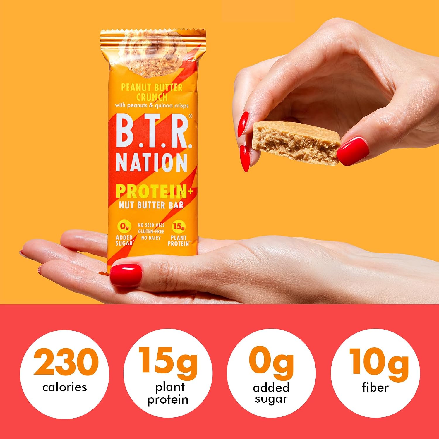 B.T.R Nation - Superfood Protein Bar Dark Chocolate - Vegan - 12 Bars