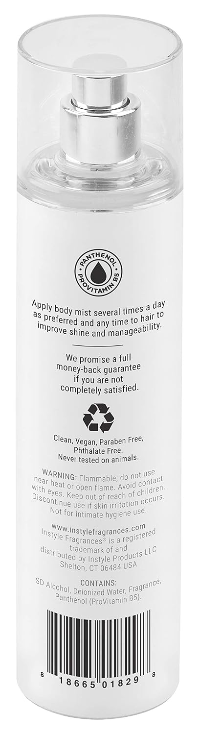 Instyle Fragrances Light Refreshing Body & Hair Mist, Tahitian Vanilla
