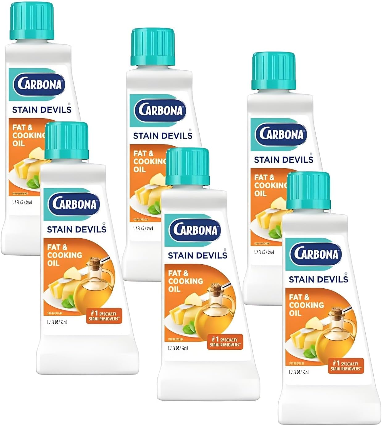 Carbona Liquid Stain Devil Food Clean Up Combo Set | Spot Stain Remover for Clothes
