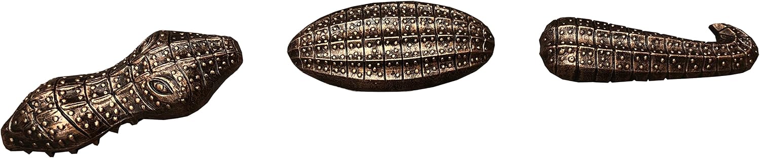 Oakland Living Cast Aluminum Decorative Garden Gator, Antique Bronze