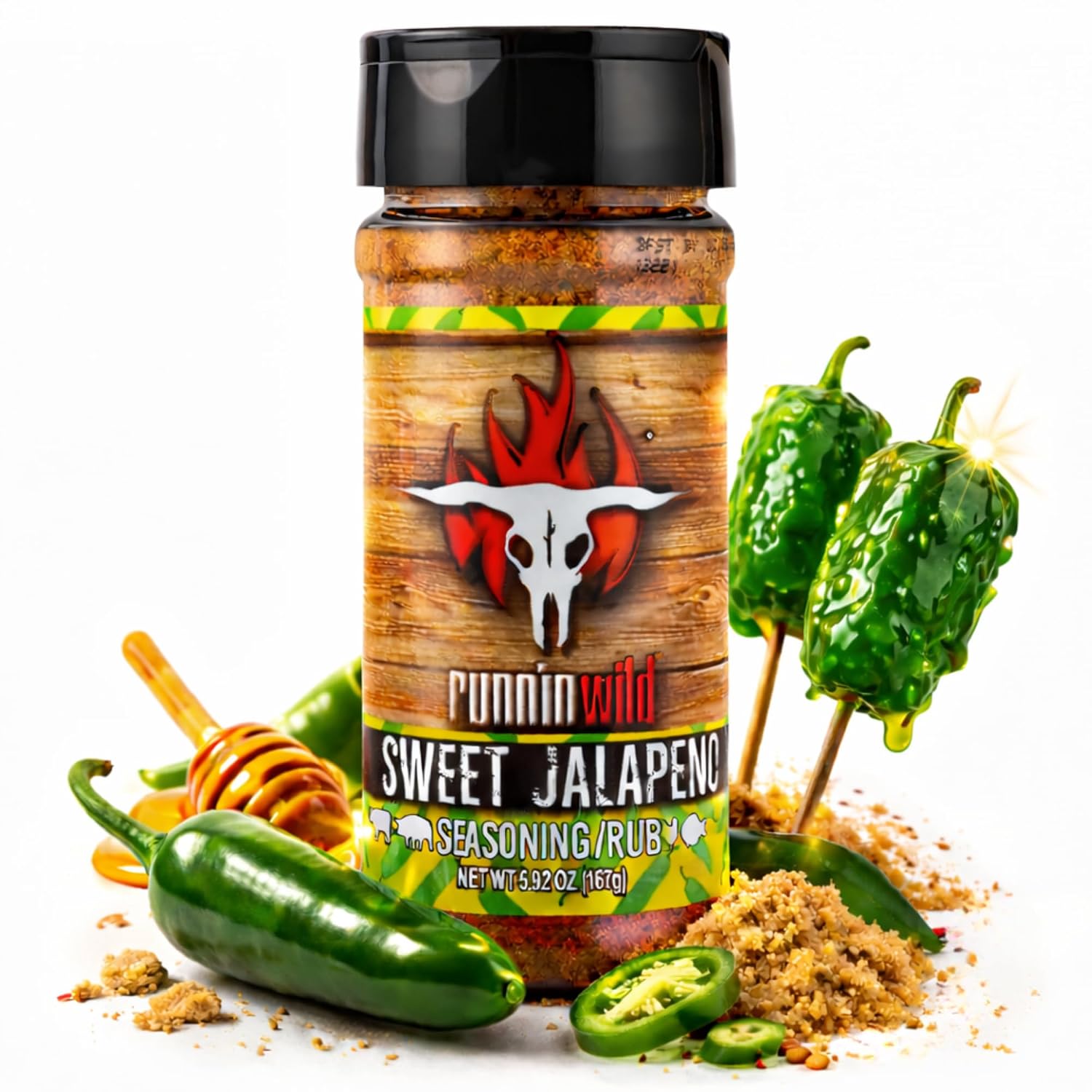 Gourmet Brisket Seasoning | Brisket Rub for Smoker or Grill | No Artificial Flavors | No MSG added | Runnin’ Wild Foods, 6.4 ounces