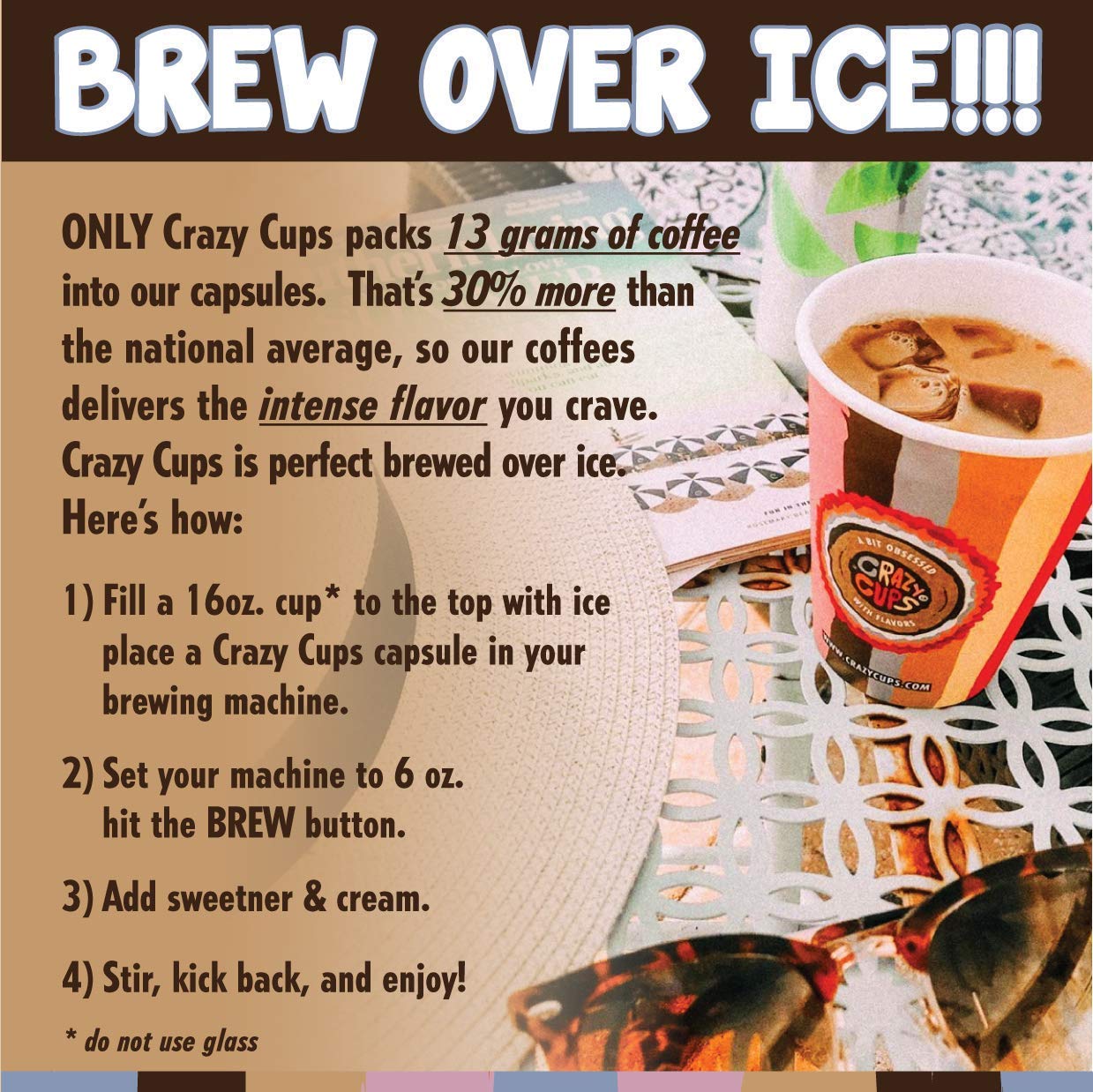 Crazy Cups Seasonal Premium Hot Chocolate Single Serve Cups for Keurig K Cup Brewers Variety Pack Sampler, 40 Count