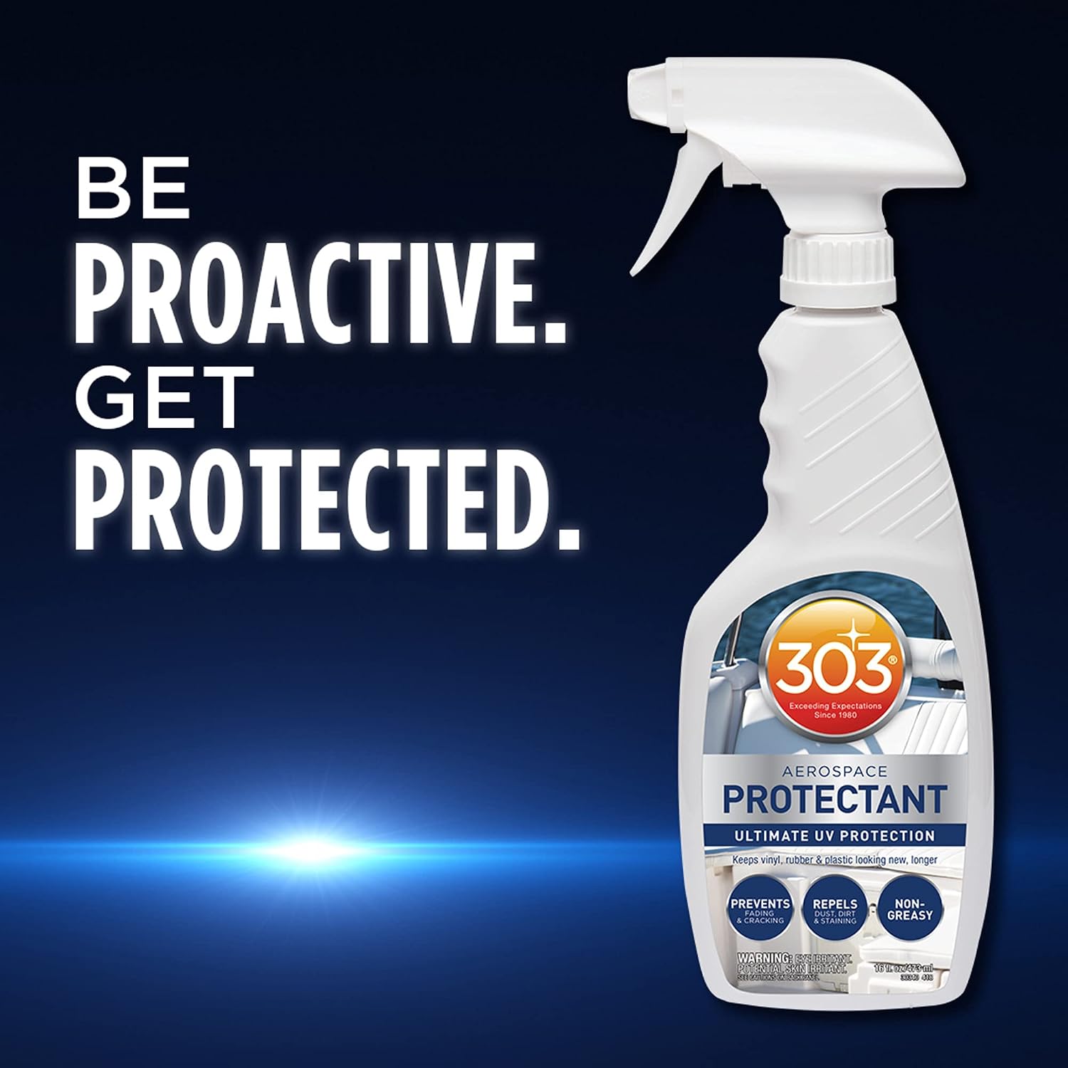 303 Products Marine Aerospace Protectant – UV Protection – Repels Dust, Dirt, & Staining – Smooth Matte Finish – Restores Like-New Appearance – 10 Fl. Oz. (30305)