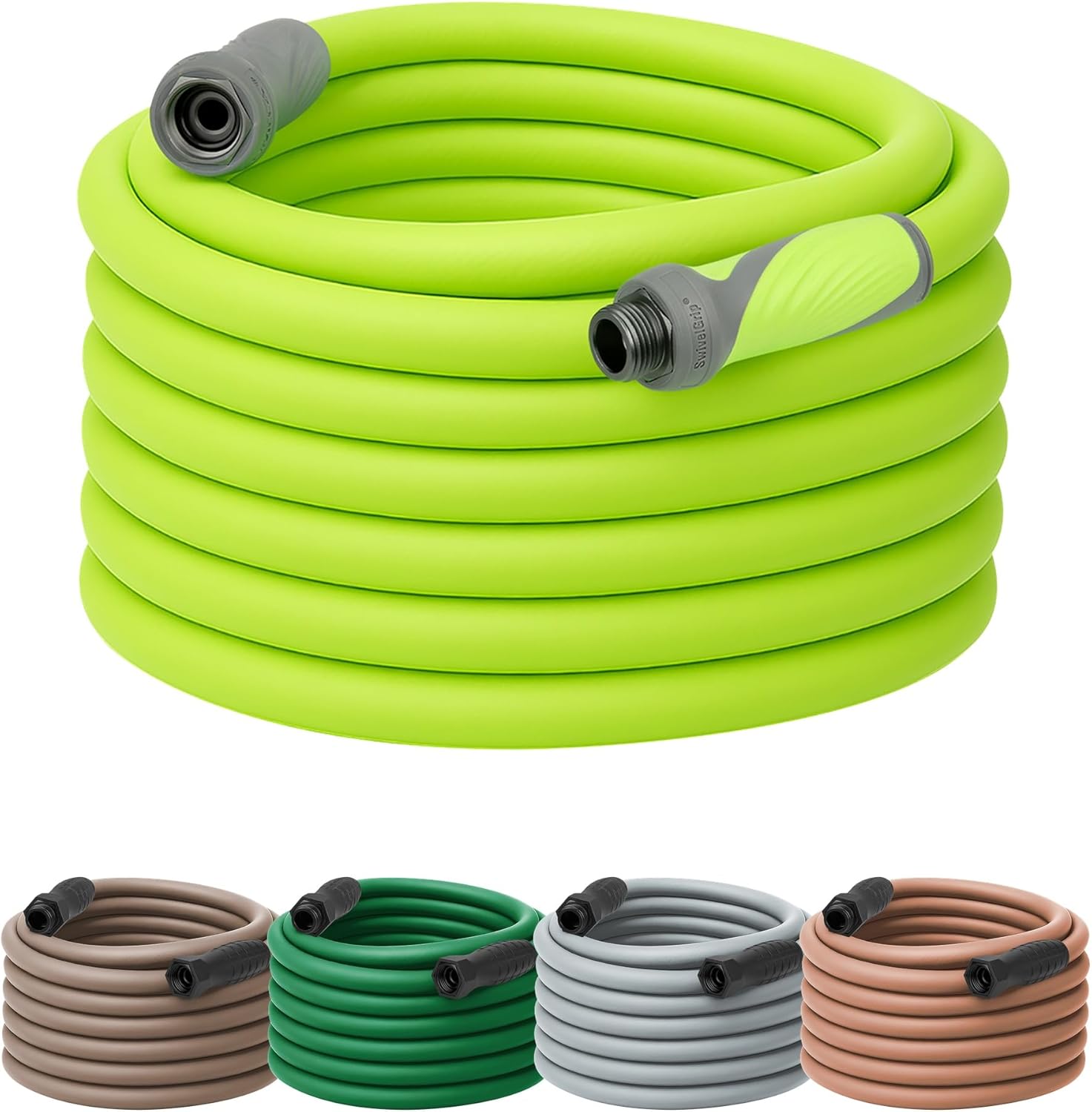 Flexzilla Garden Hose 5/8 in. x 50 ft., Lightweight All-Weather Water Hose, Durable and Flexible, Leak-Free Connections