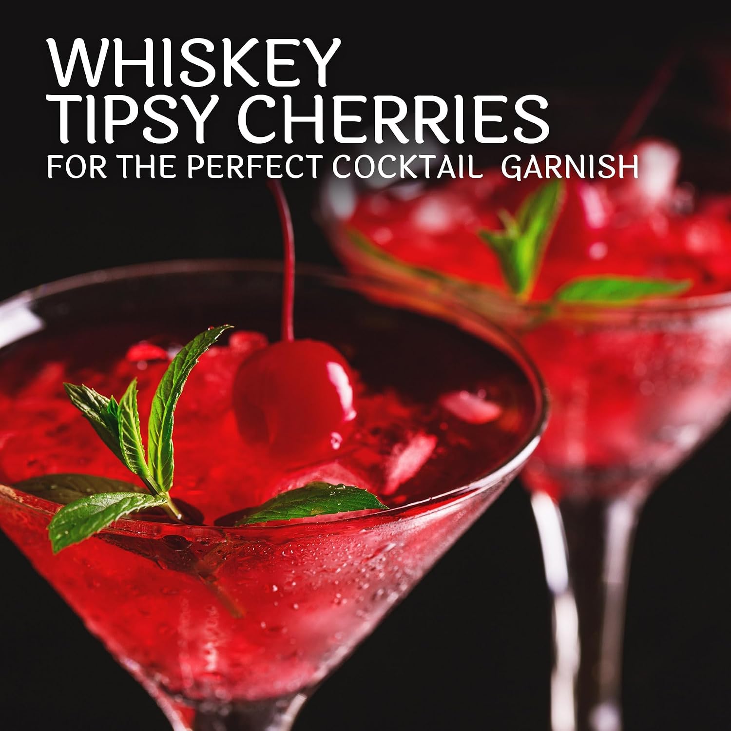 Sable & Rosenfeld Bourbon Tipsy Dark Reserve Cherries, 10 oz, Pack of 1
