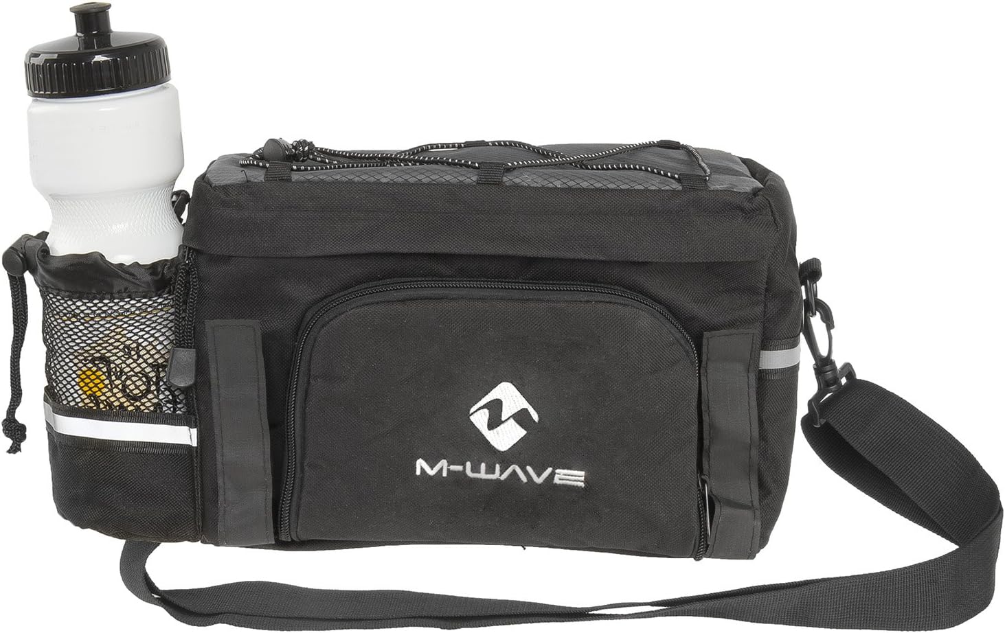 M-Wave Unisex's Amsterdam Bicycle Top Case-Black, Large | bike-panniers-and-rack-trunks