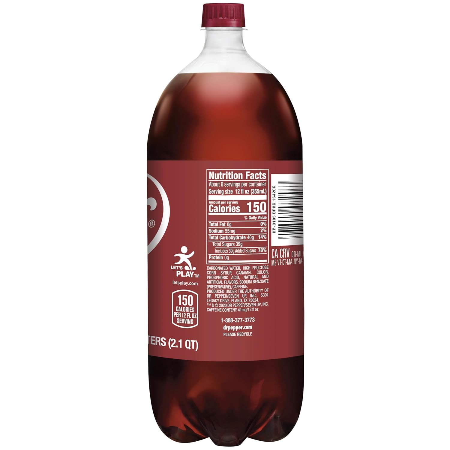 DR PEPPER - MINI CANS, 7.5 OZ, 6 PK