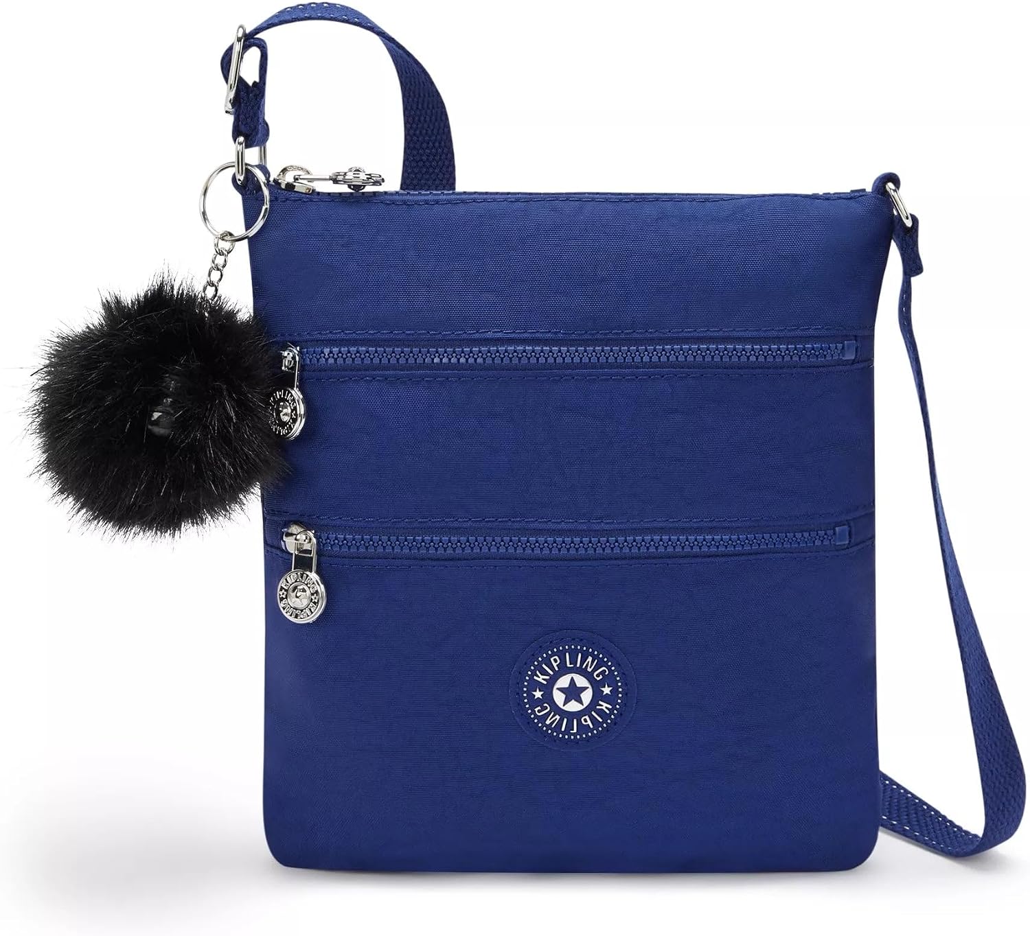 Kipling Women’s Abanu Medium Crossbody Bag, Lightweight, Adjustable Nylon Waist Pack with Multi-Compartment Zip Pockets