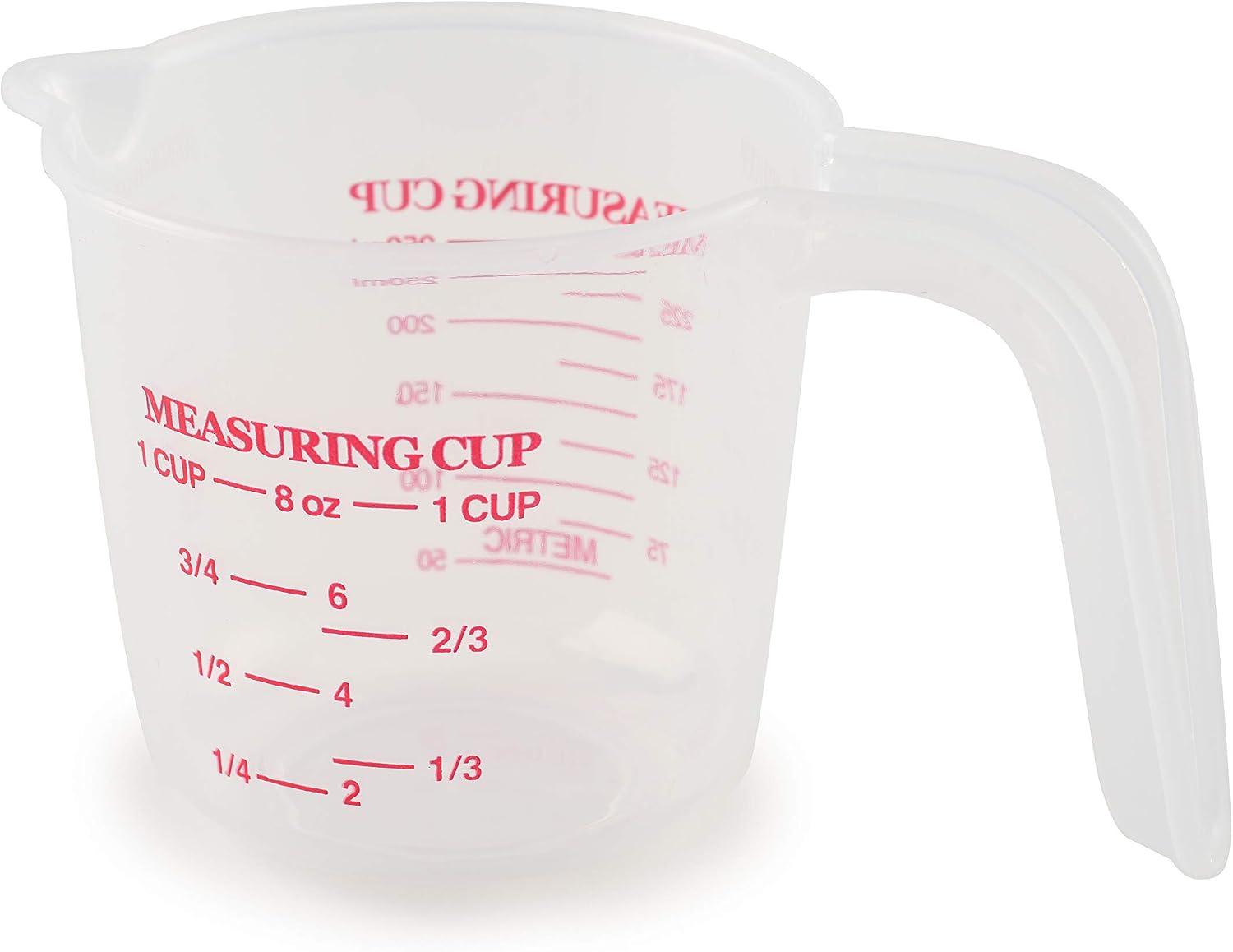 Norpro 4-Cup Capacity Plastic Measuring Cup, Multicolor