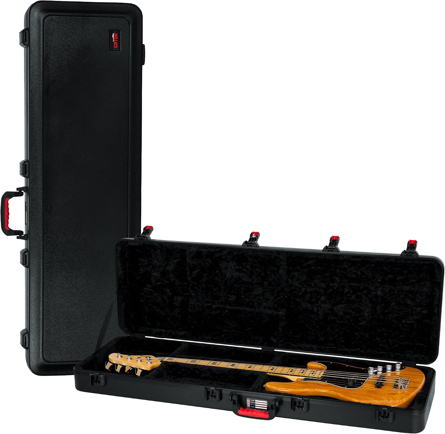Gator Cases Molded Flight Case For SG Style Double Cut Away Guitars With TSA Approved Locking Latch, (GTSA-GTRSG)
