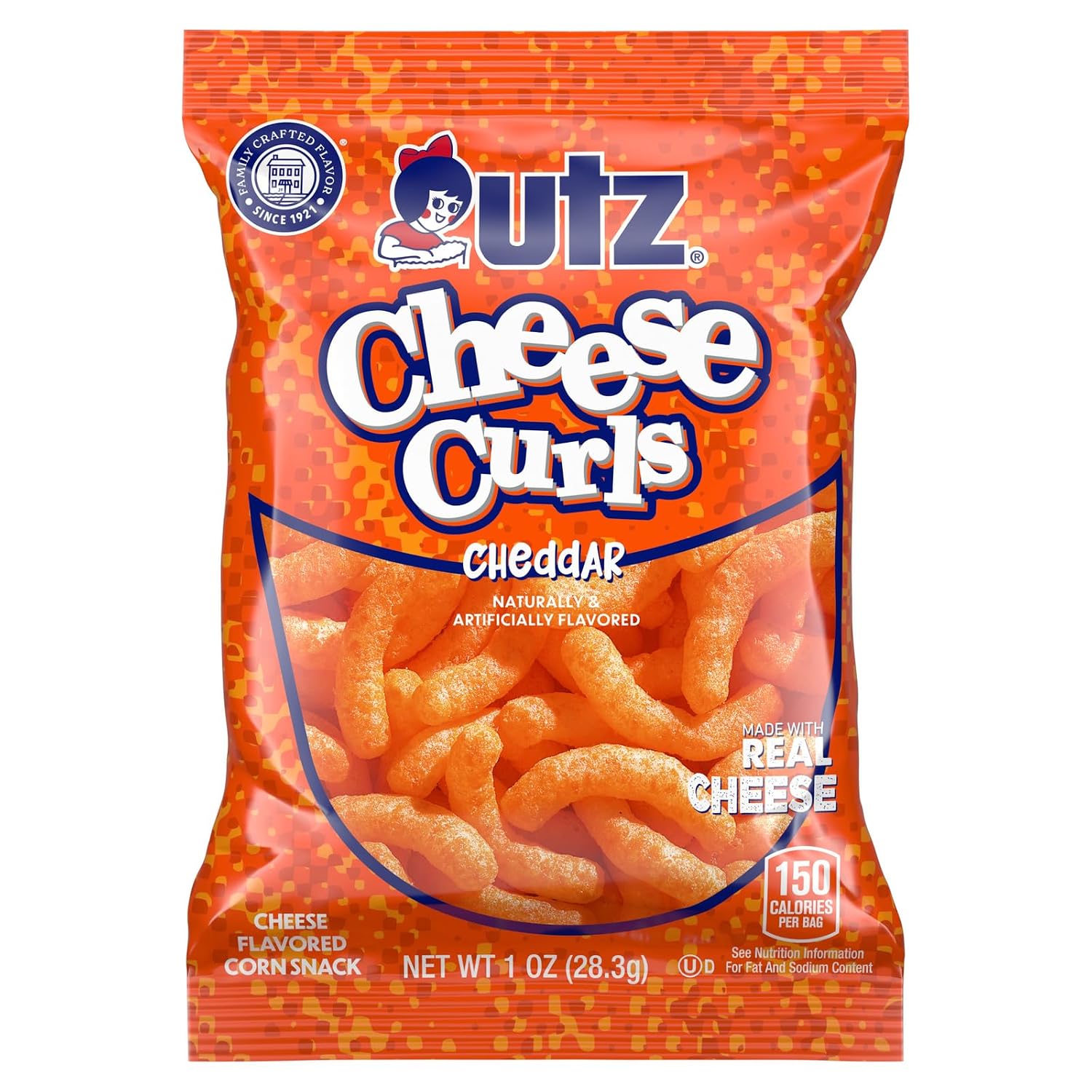 Utz Potato Chips, Barbeque – 1 oz. Bags (60 Count) – Crispy Potato Chips Made from Fresh Potatoes, Crunchy Individual Snacks to Go, Cholesterol Free, Trans-Fat Free, Gluten Free Snacks