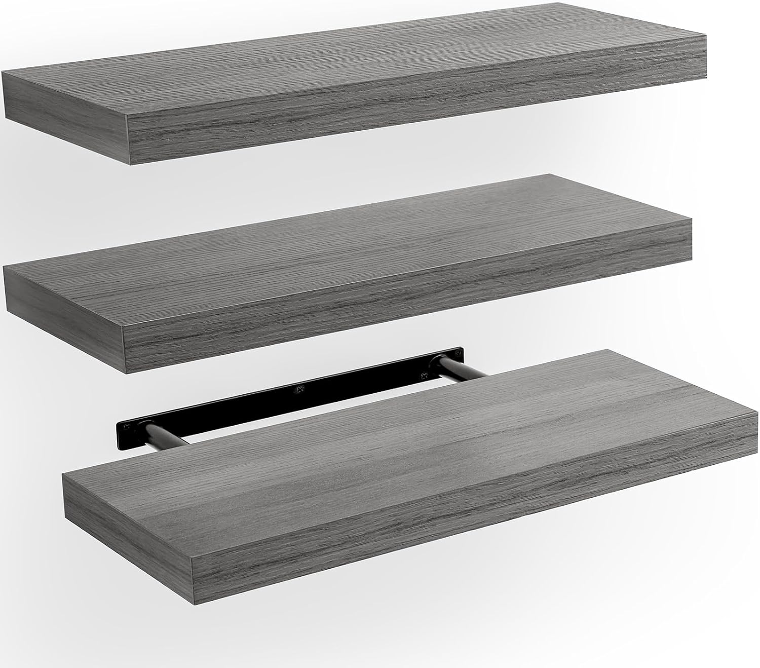 AMADA HOMEFURNISHING Floating Shelves, Wall Shelves for Bathroom/Living Room/Bedroom/Kitchen Decor