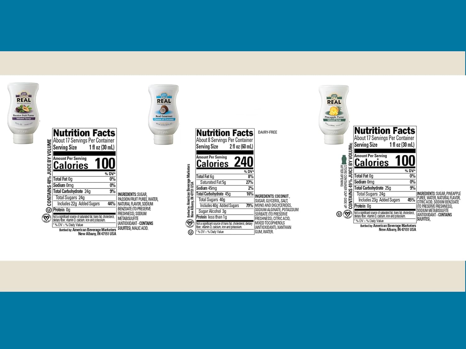 Reàl Infused Exotics Fun in the Sun Variety, 16.9 Fl Oz, 3 Pack