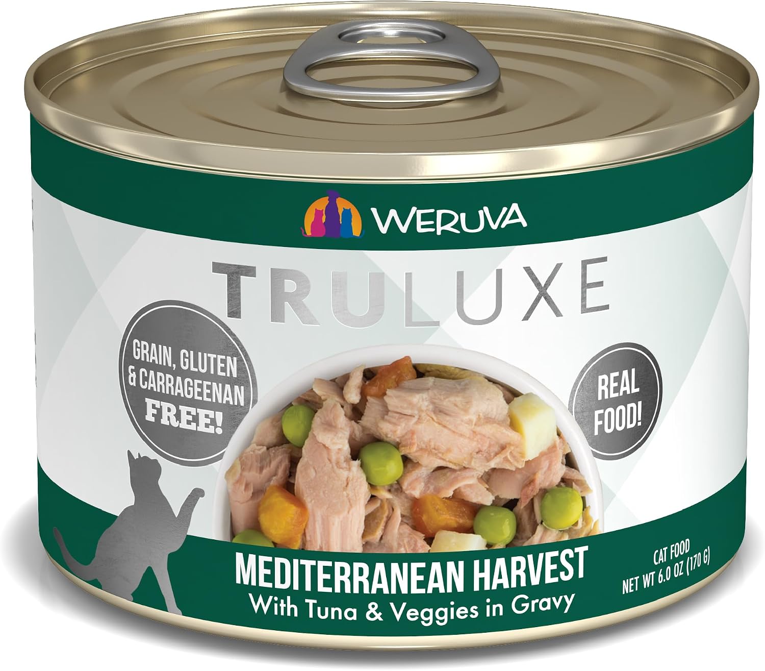 Weruva TruLuxe Cat Food, Peking Ducken with Chicken Breast & Duck Breast in Gravy, 3oz Can (Pack of 24)