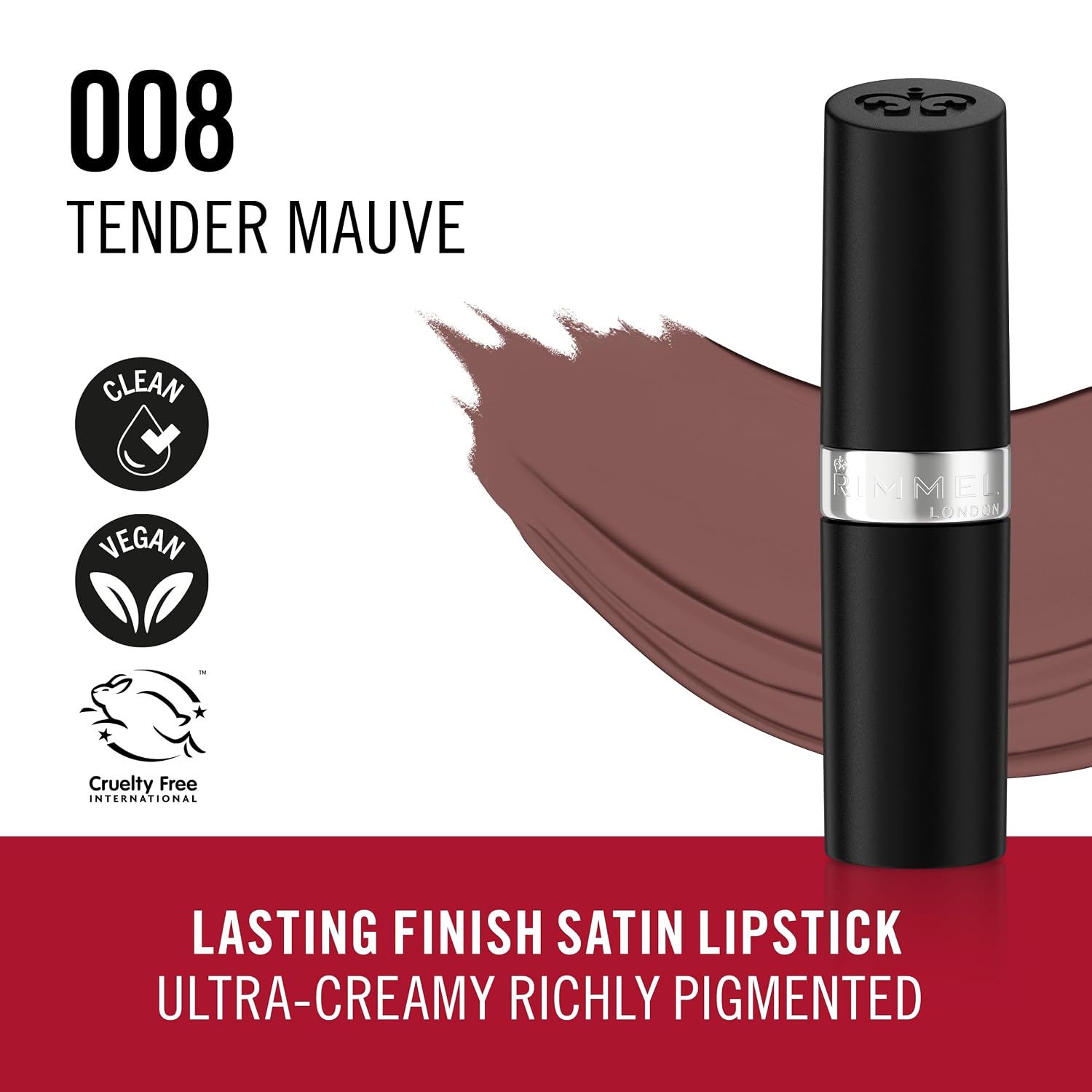 Rimmel London Lasting Finish by Kate Lipstick, 001