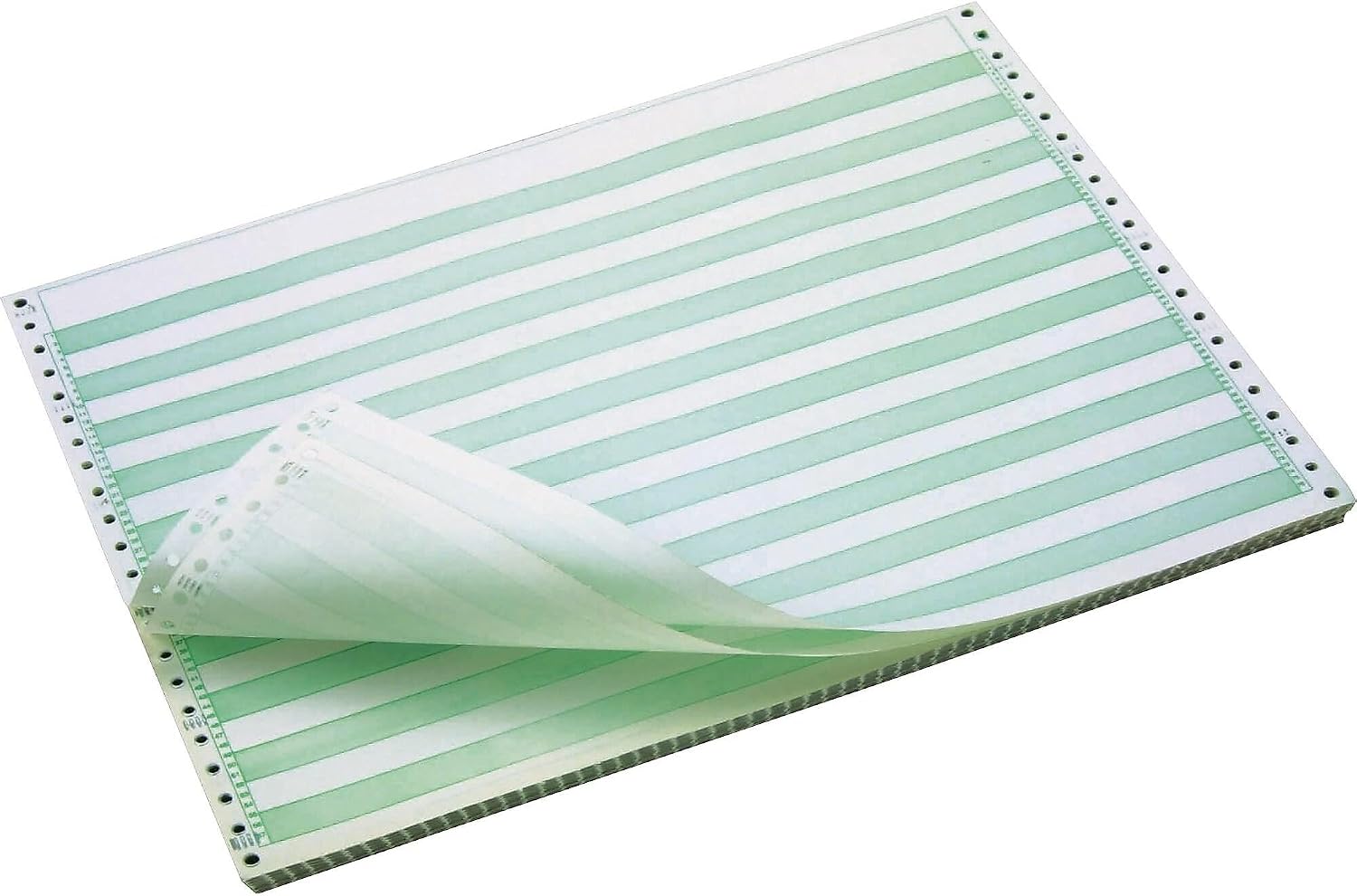 Staples Green Bar Computer Paper, 14 7/8" x 11", 20lb, 2,700/Box, For Office, School & Home