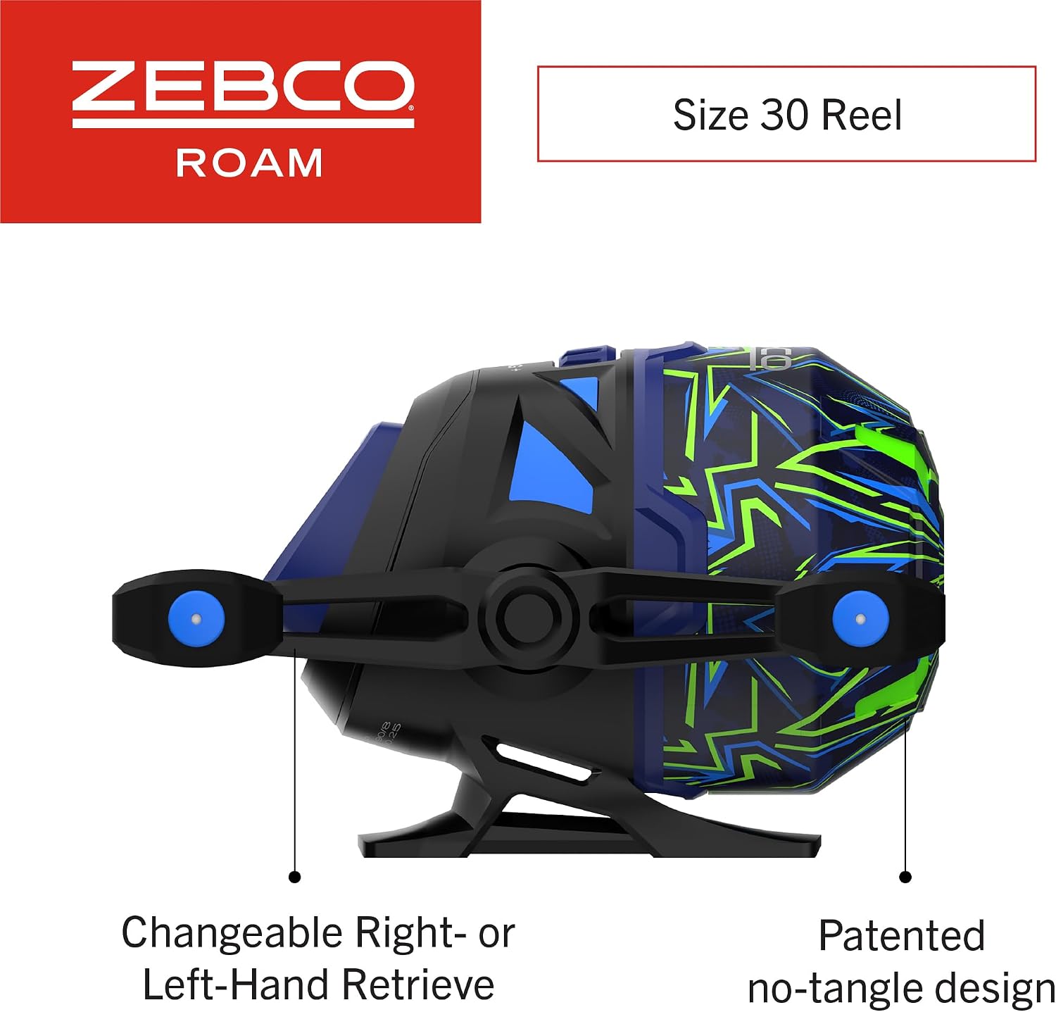 Zebco Roam Spincast Reel and Fishing Rod Combo