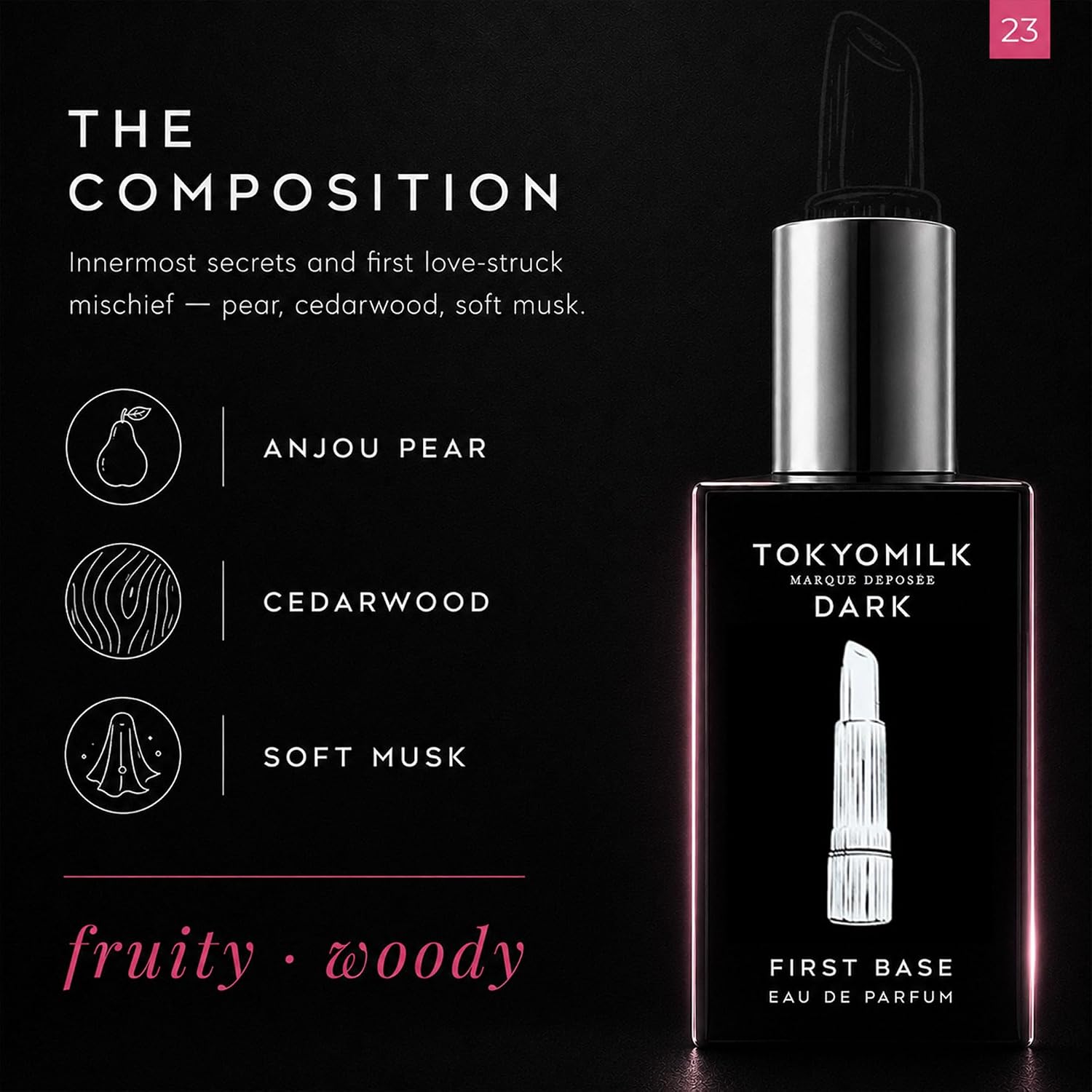 TOKYOMILK Dark Eau de Parfum, Alluring Luxury Perfume for Women & Men, Long Lasting Fragrance, Signature Ladies Essentials
