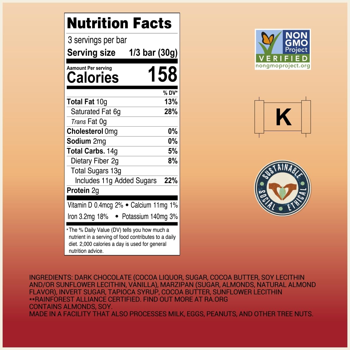 Chocolove Salted Caramel Chocolate Bars | 55% Cocoa | Silky Caramel with a Hint of Salt | Made with Premium Chocolate | Non-GMO, & Gluten-Free, 3.2 oz Bar (10 Pack)