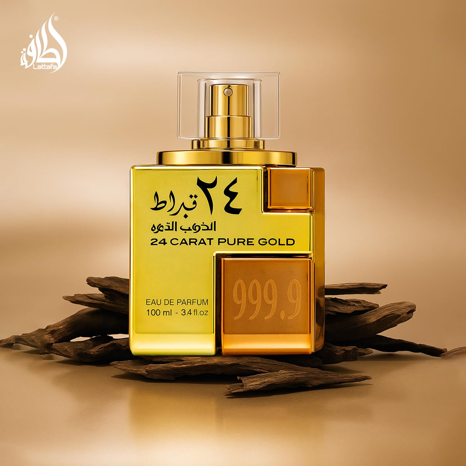 Lattafa Perfumes Bade'e Al Oud, Oud for Glory for Unisex Eau de Parfum Spray, 3.4 Ounce