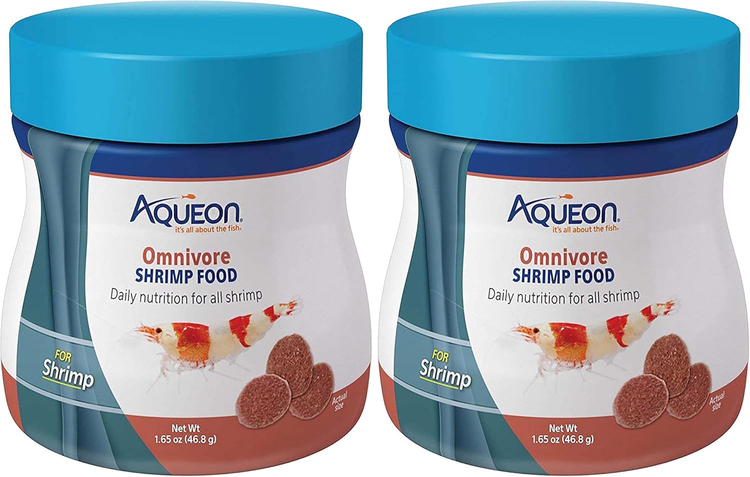 Aqueon Omnivore Shrimp Disc Food Fish Food 1.65 Ounces